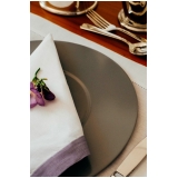 aluguel de sousplat personalizado Pompéia