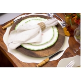 aluguel de sousplat rústico para decoração Aeroporto