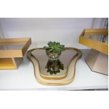 bandeja para festa espelhada Butantã