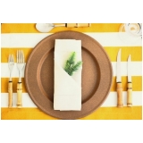 locação de sousplat em aço inox Bairro do Limão