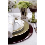 onde encontro locação de sousplat para jantar de noivado Cotia