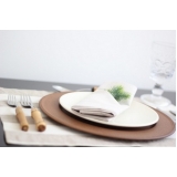 sousplat em aço inox para jantar Barra Funda