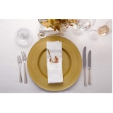 sousplat em cristal para jantar clássico preço Campo Belo