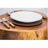 sousplat rústico para jantar de noivado Interlagos