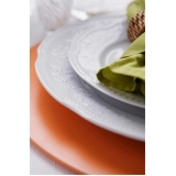 Sousplat em Aço Inox para Mesa Pronta