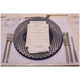 sousplat de cristal para jantar