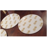 sousplat com estampa